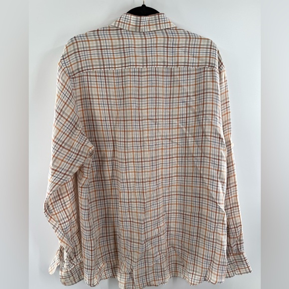 EUC Joseph Abboud Plaid Button Down Shirt - Picture 5 of 7